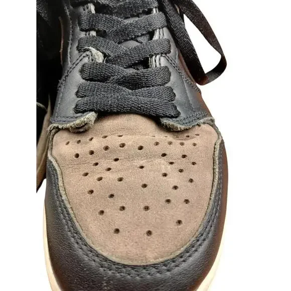 Nike Air Jordan 1 Retro OG High Palomino Men 6.5 Black Brown Shoes - Picture 6 of 8